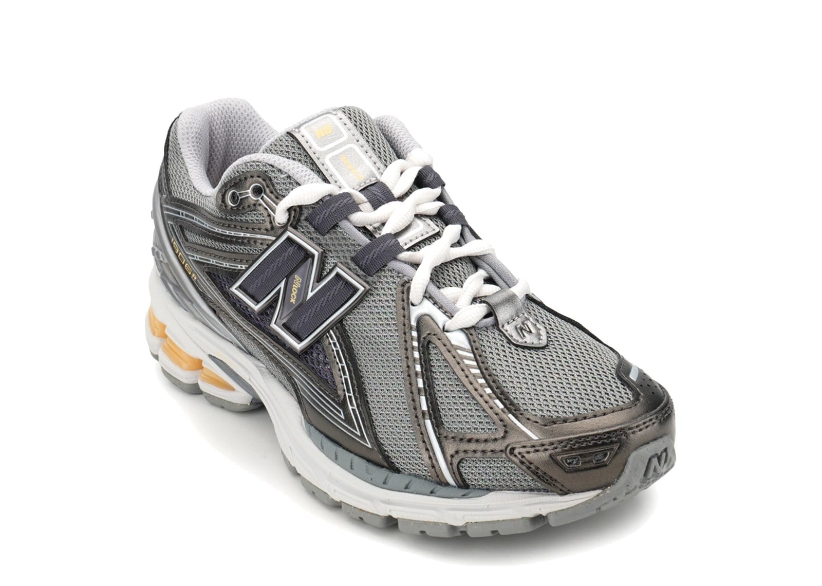 New Balance 1906R Slate Grey Black Metallic White Peach - görsel 5