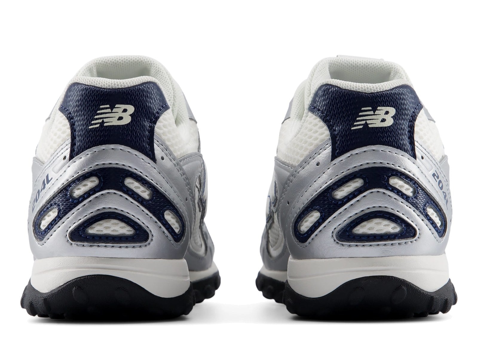 New Balance 204L Sea Salt Silver Metallic Navy - görsel 3