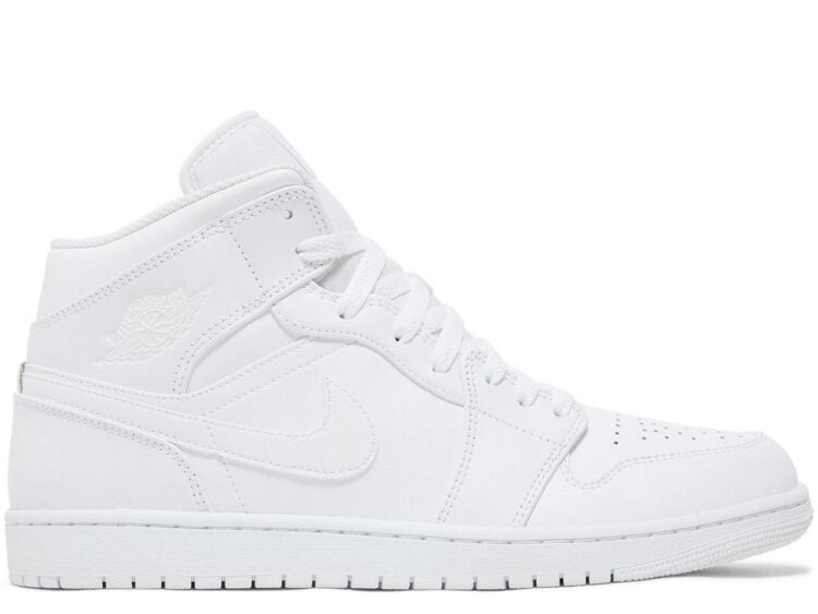 Nike Air Jordan 1 Mid Triple White
