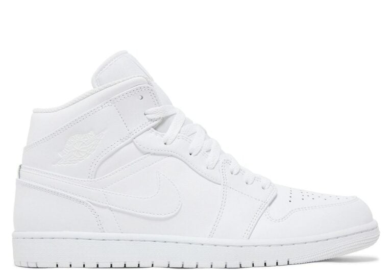 Nike Air Jordan 1 Mid Triple White