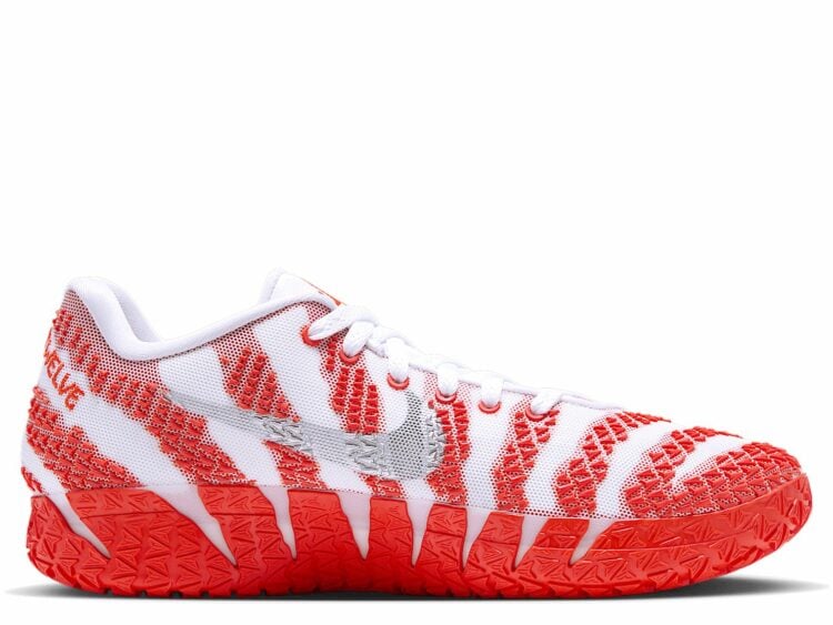 Nike Ja 3 TB White Team Orange