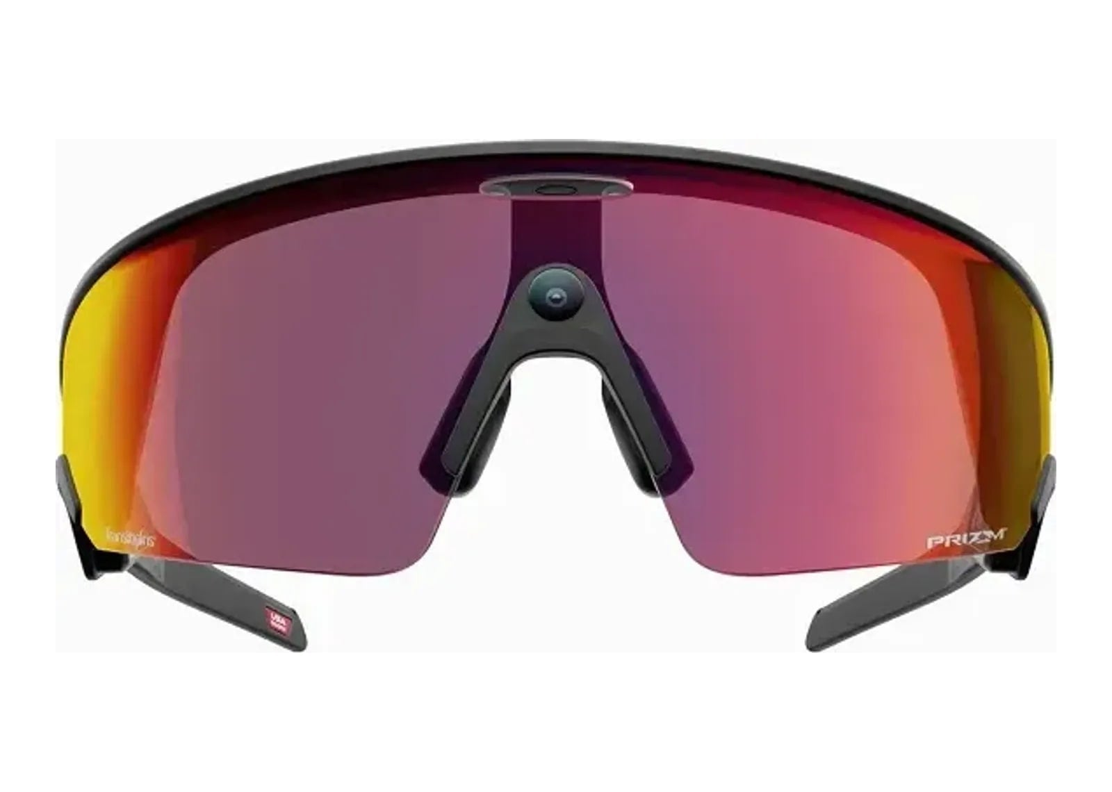 Oakley Meta Vanguard AI Smart Glasses Prizm Transitions Ember Lens Black