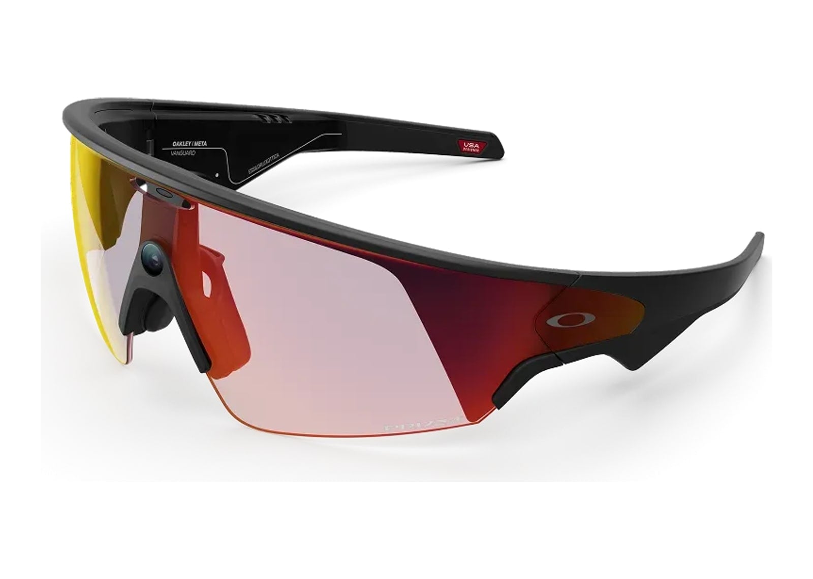Oakley Meta Vanguard AI Smart Glasses Prizm Transitions Ember Lens Black - görsel 2