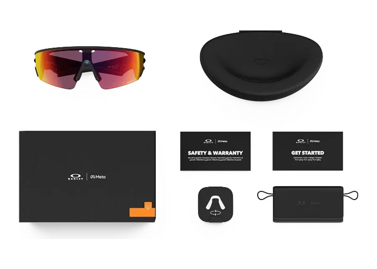 Oakley Meta Vanguard AI Smart Glasses Prizm Transitions Ember Lens Black - görsel 5