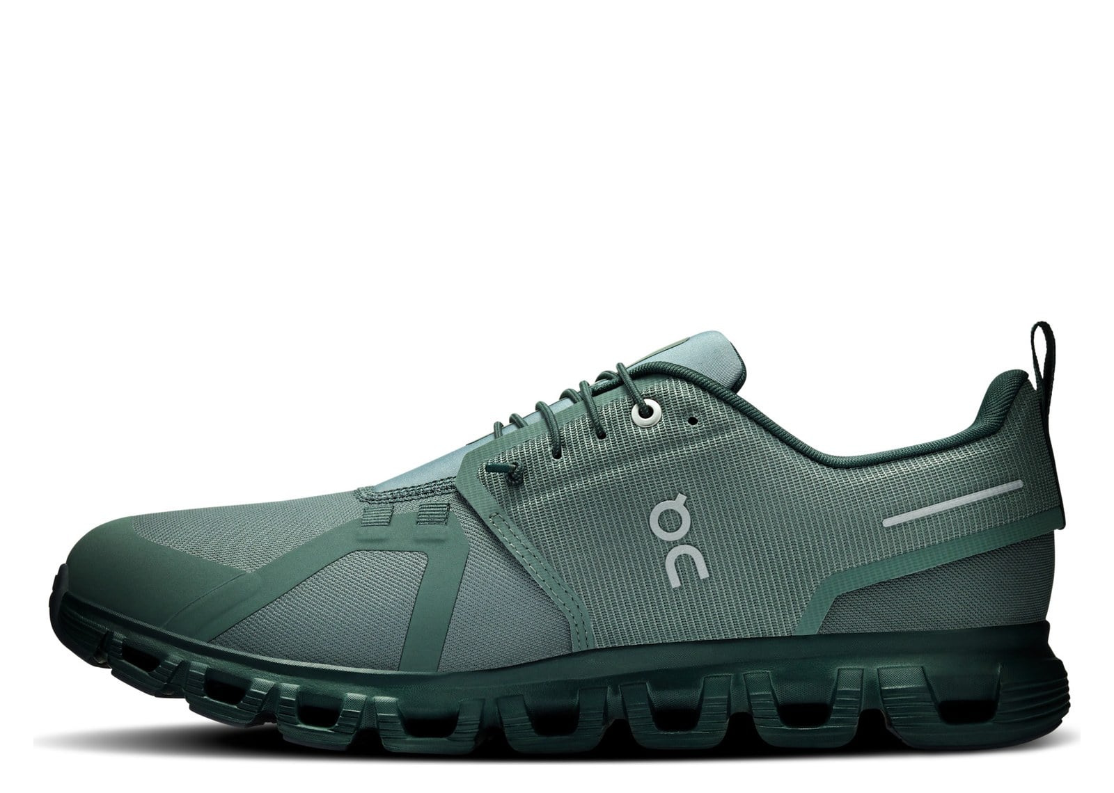On Running Cloud 6 Waterproof Olive Evergreen - görsel 2