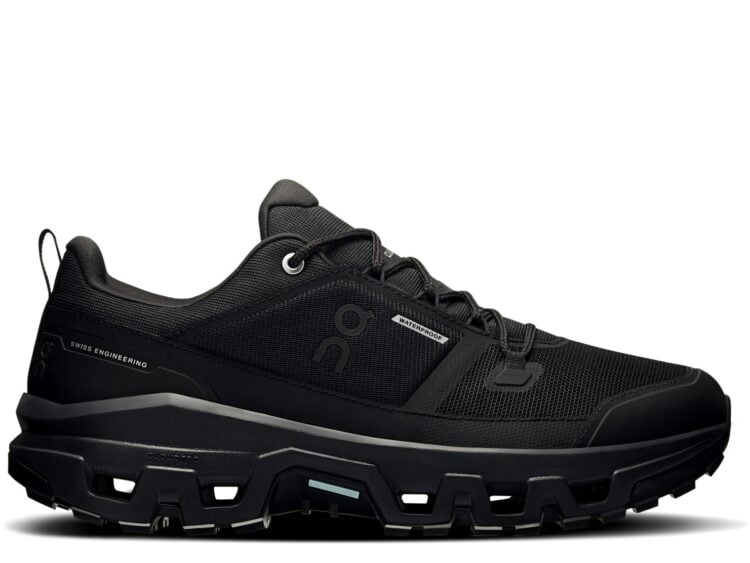 On Running Cloudrock Low Waterproof All Black