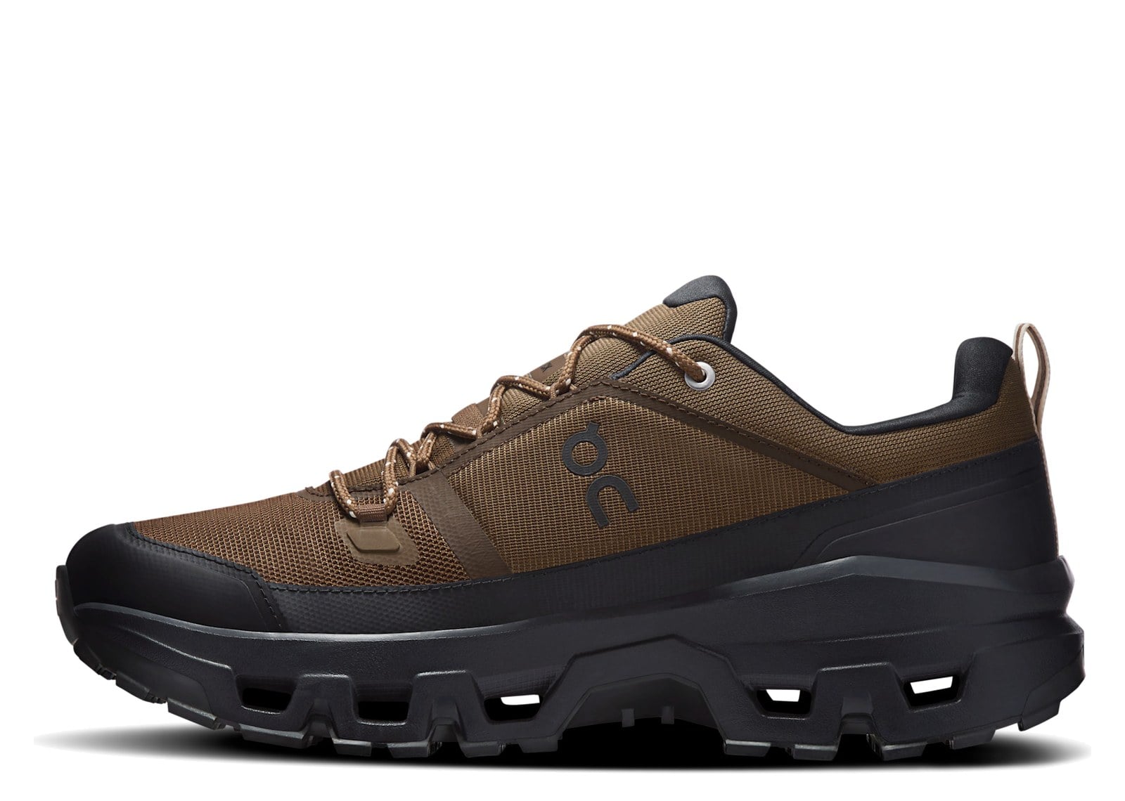 On Running Cloudrock Low Waterproof Earth Black - görsel 2