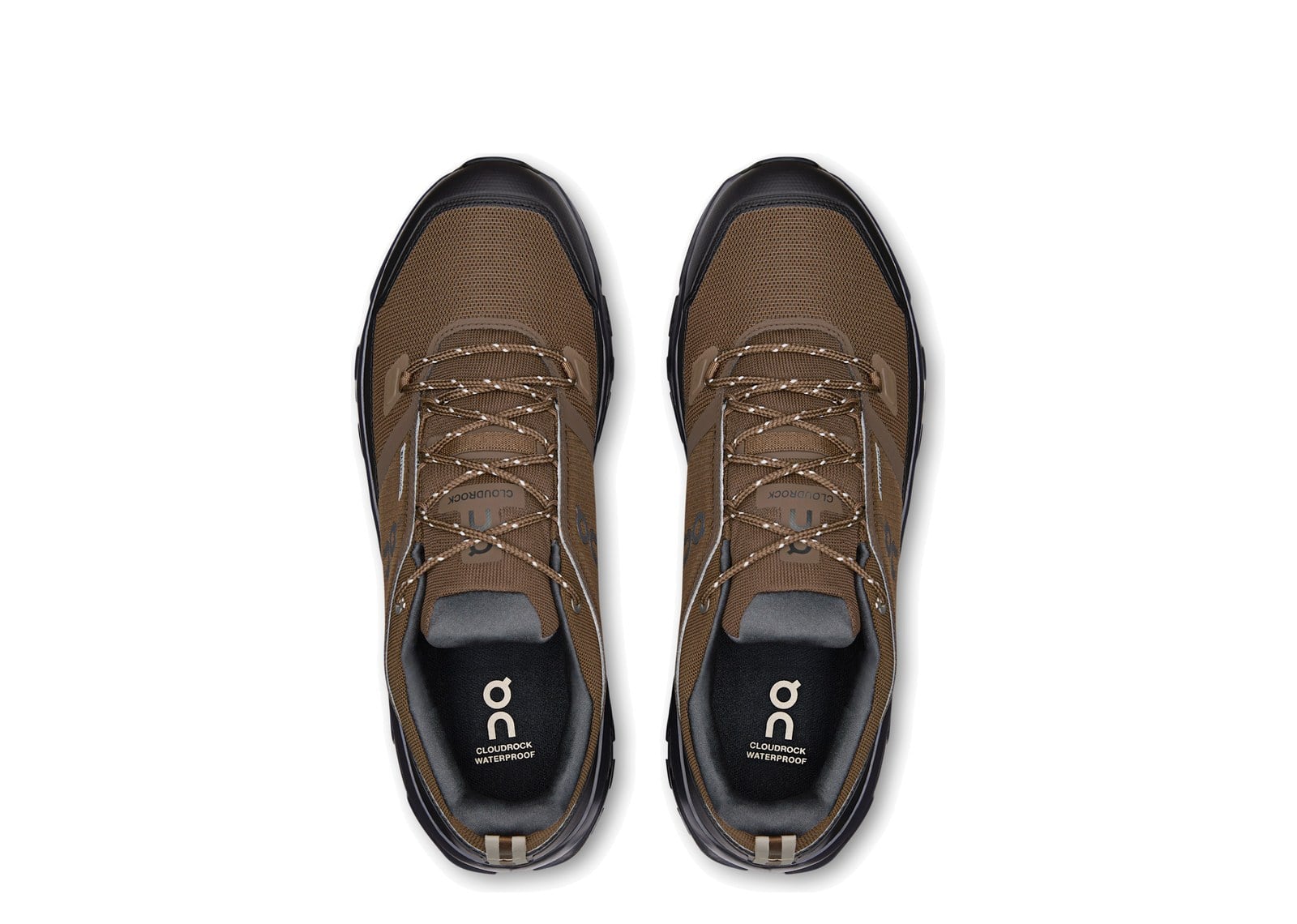 On Running Cloudrock Low Waterproof Earth Black - görsel 6