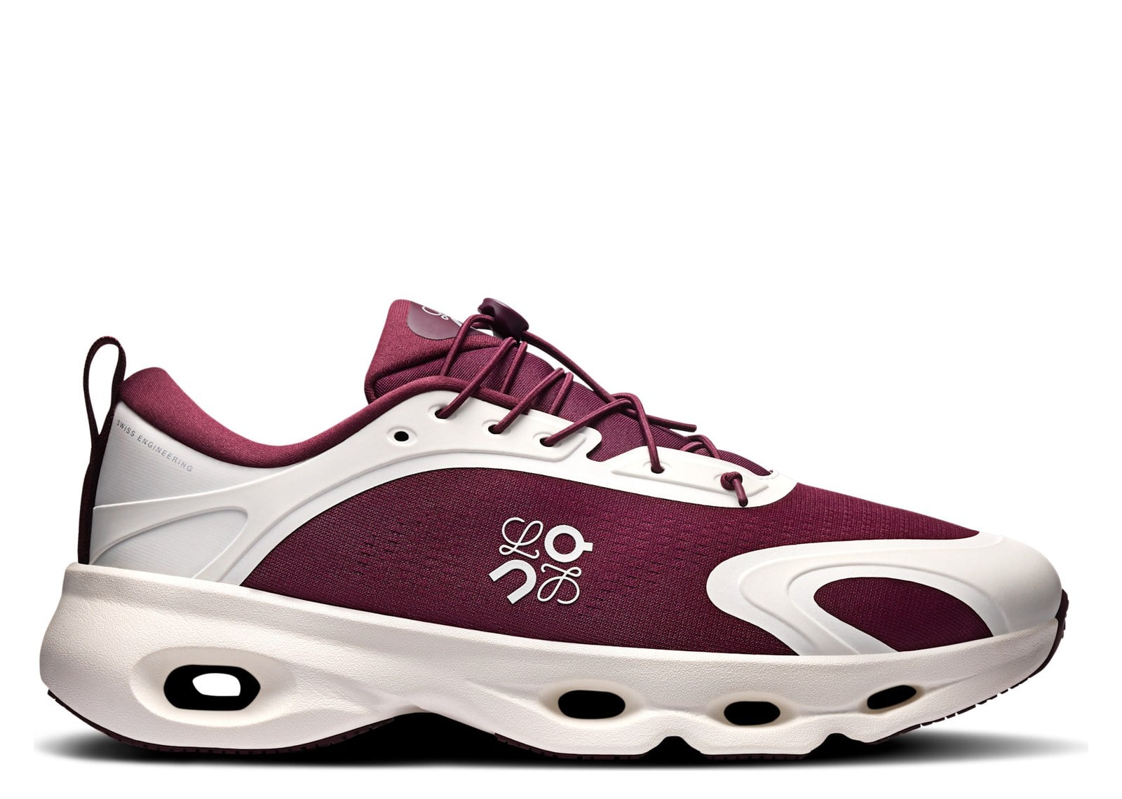 On Running Cloudsolo LOEWE Burgundy Eggshell
