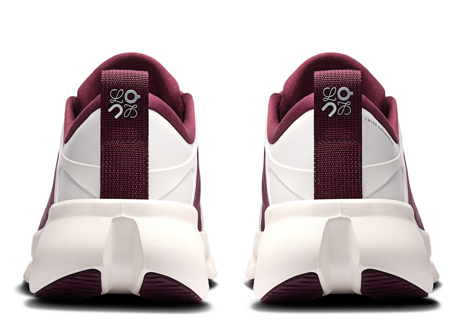 On Running Cloudsolo LOEWE Burgundy Eggshell - görsel 4