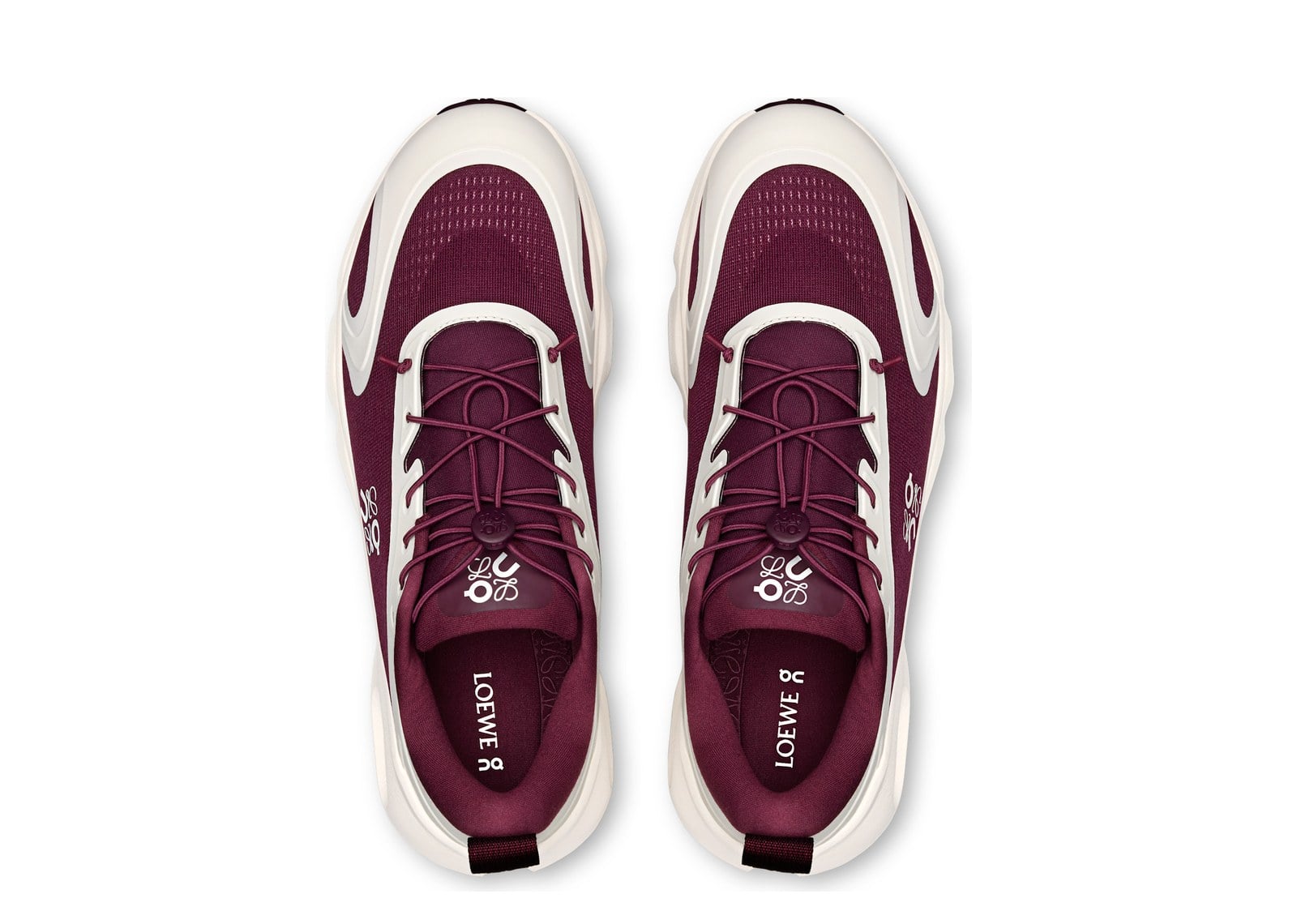 On Running Cloudsolo LOEWE Burgundy Eggshell - görsel 5