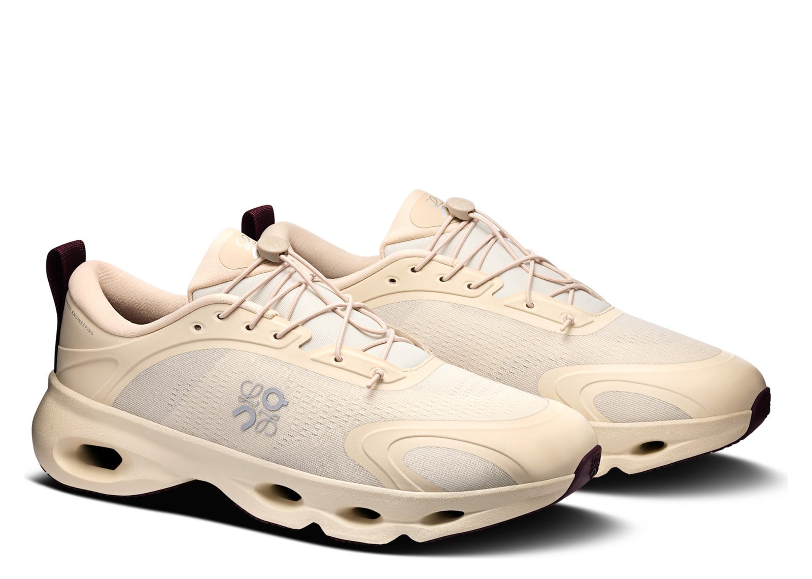 On Running Cloudsolo LOEWE Sand Burgundy - görsel 3