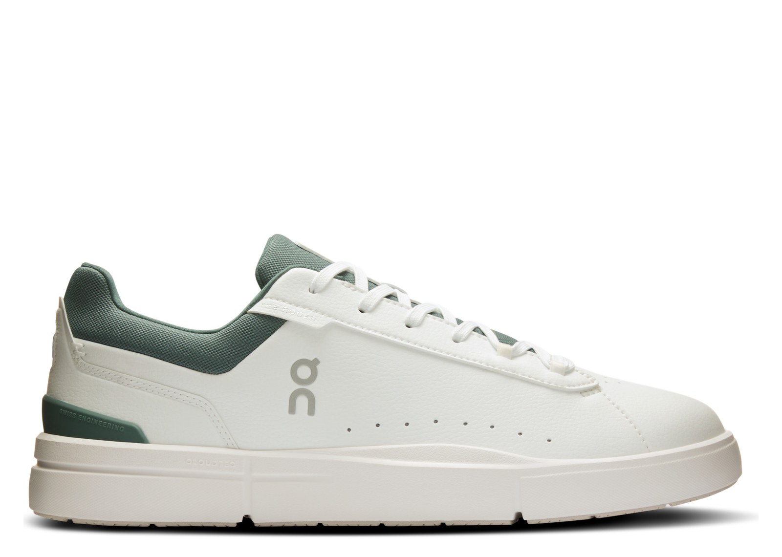On Running THE ROGER Advantage White Olive