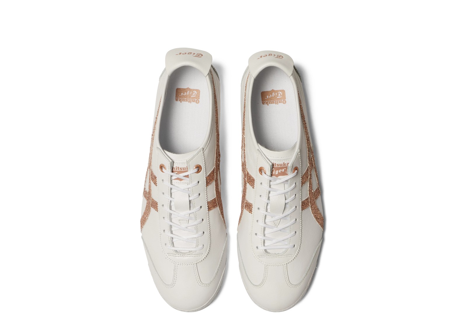 Onitsuka Tiger Mexico 66 SD White Rose Gold Glitter - görsel 4