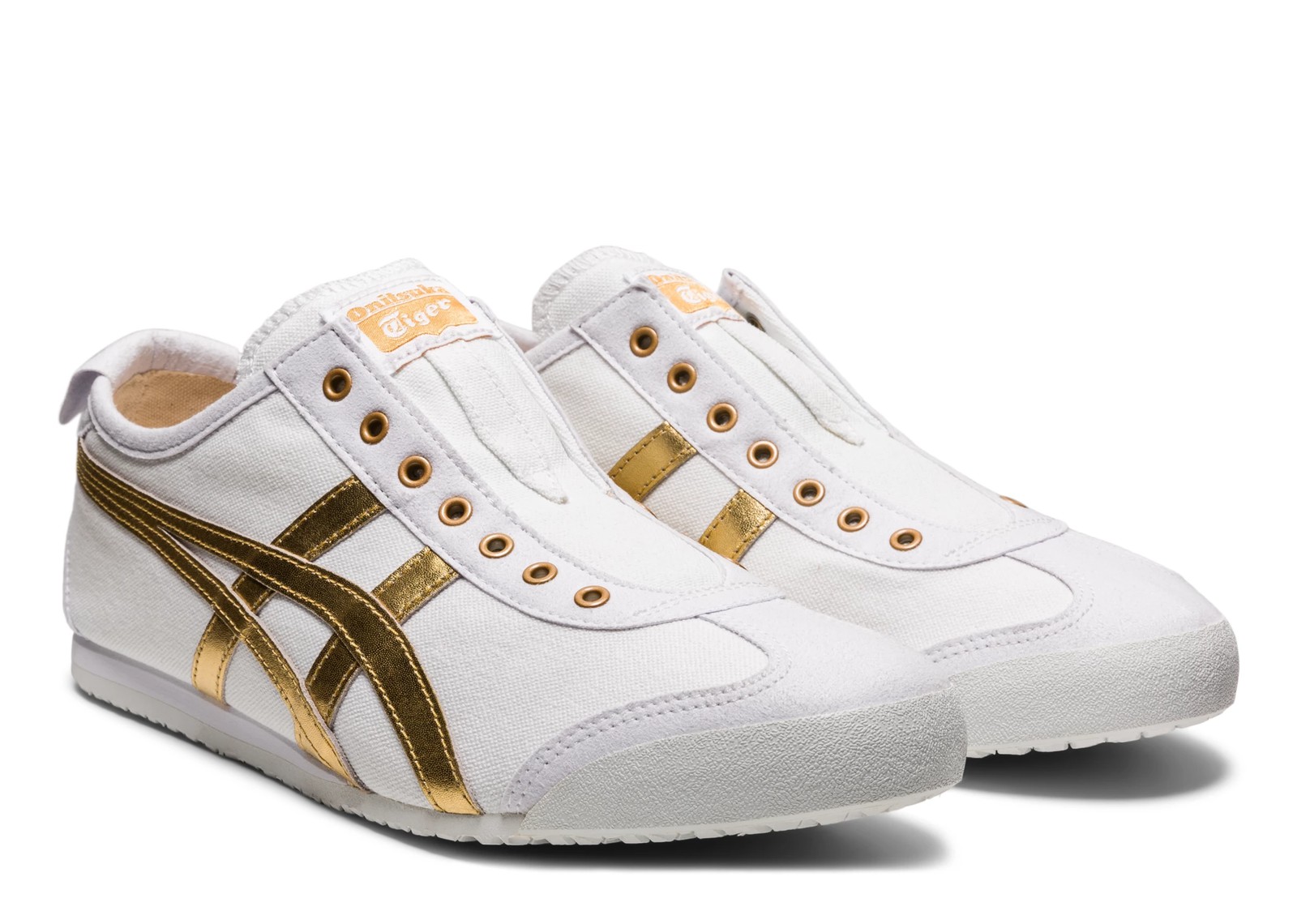 Onitsuka Tiger Mexico 66 Slip-On White Pure Gold - görsel 6