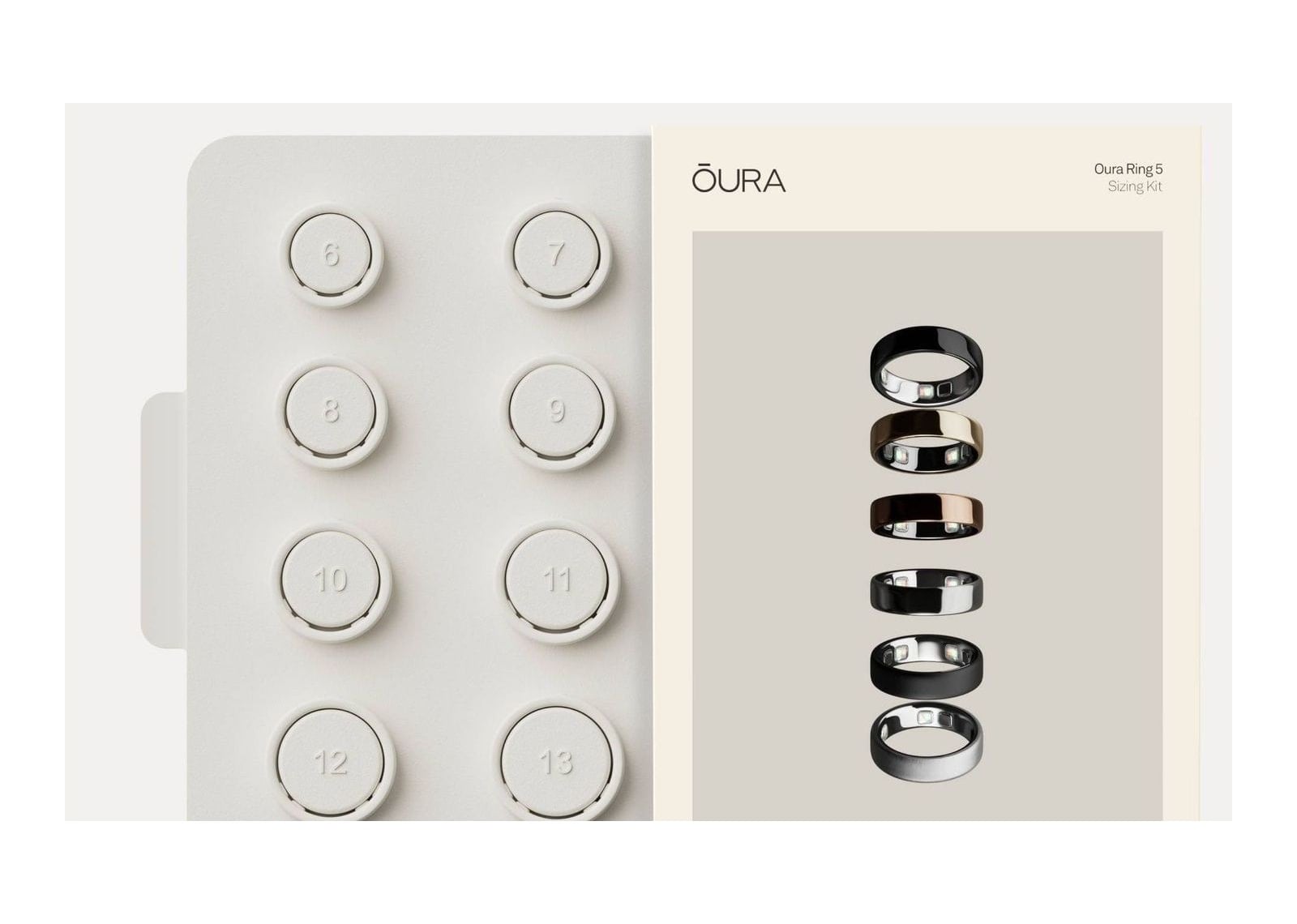 Oura Ring 5 Sizing Kit - görsel 5