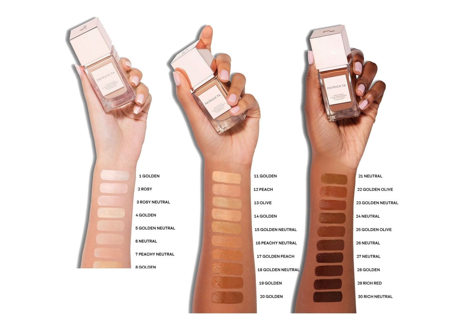 Patrick Ta Mini Major Skin Hydra-Luxe Luminous Skin Perfecting Foundation - görsel 30