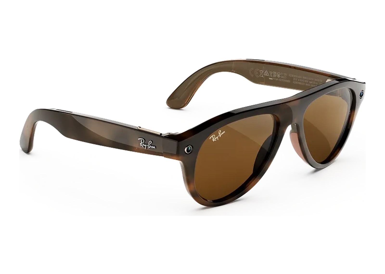 Ray-Ban Meta Aviator Gen 3 AI Smart Glasses Brown Lens Havana - görsel 2