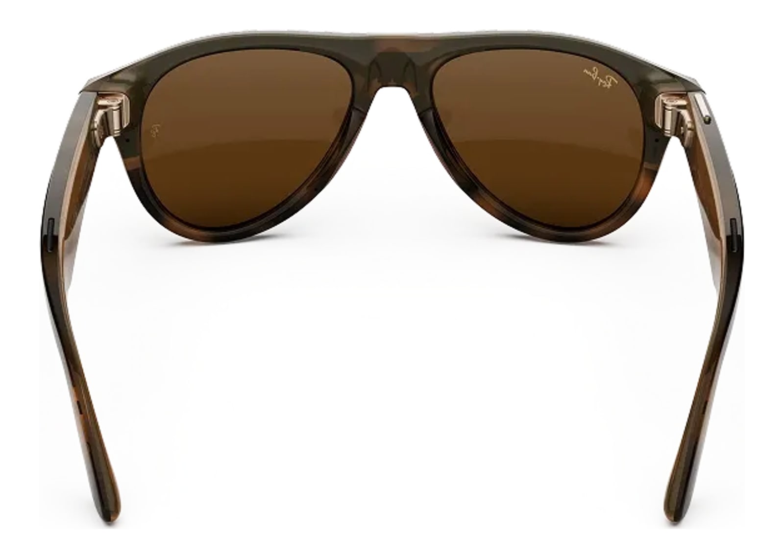 Ray-Ban Meta Aviator Gen 3 AI Smart Glasses Brown Lens Havana - görsel 4