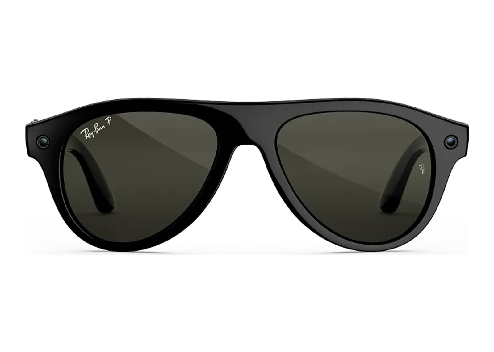 Ray-Ban Meta Aviator Gen 3 AI Smart Glasses Polarized Green Lens Shiny Black