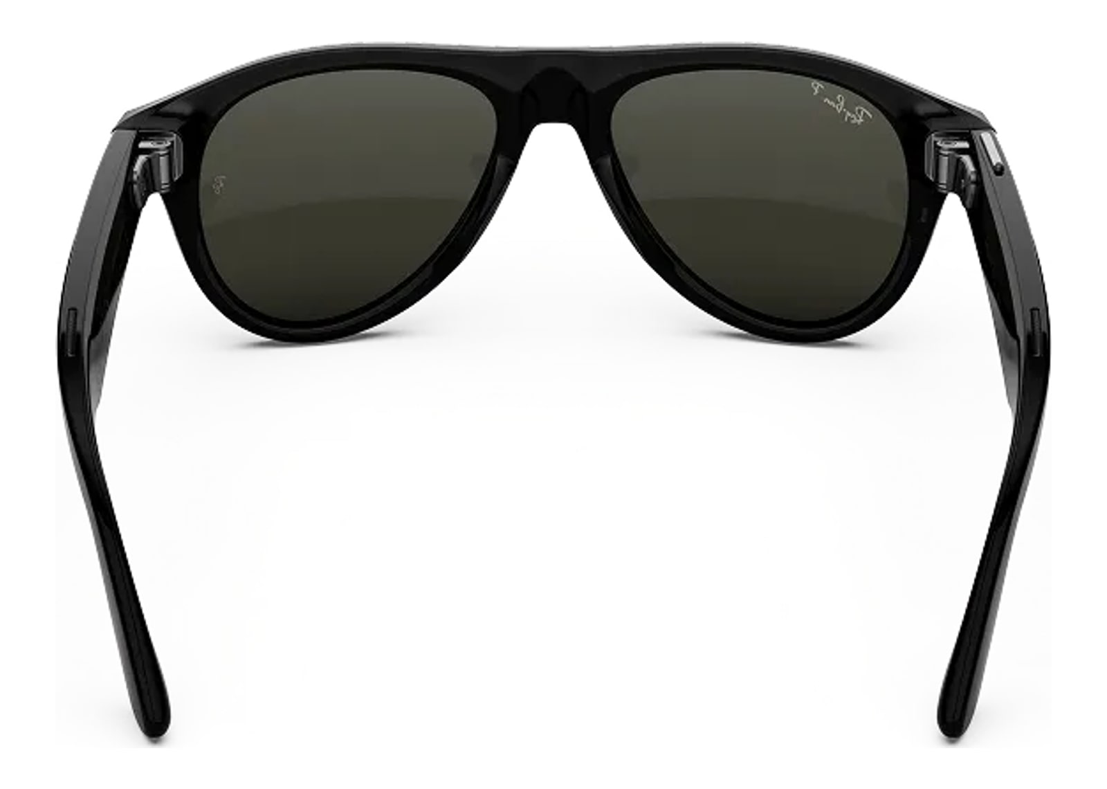 Ray-Ban Meta Aviator Gen 3 AI Smart Glasses Polarized Green Lens Shiny Black - görsel 4