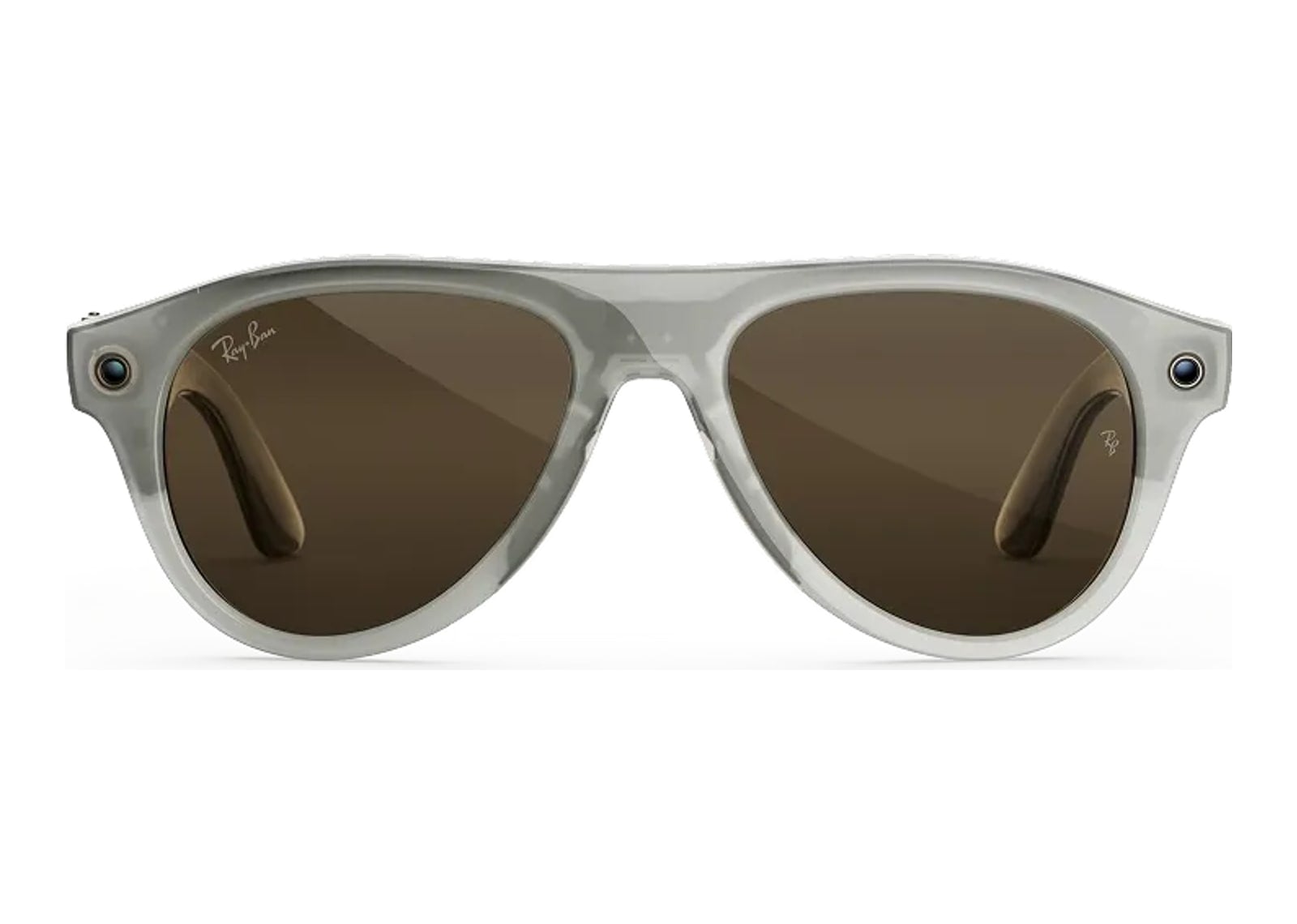 Ray-Ban Meta Aviator Gen 3 AI Smart Glasses Transitions Brown Lens Milky Warm Beige