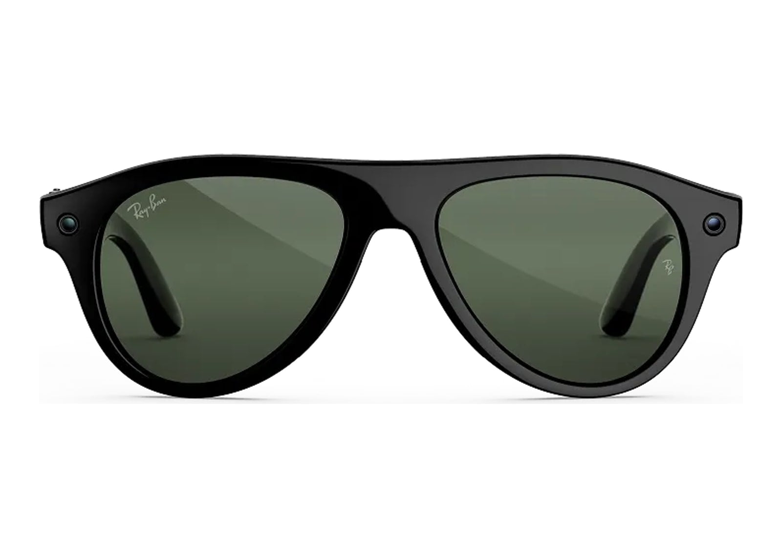 Ray-Ban Meta Aviator Gen 3 AI Smart Glasses Transitions Graphite Green Lens Shiny Black