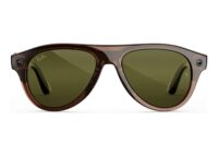 Ray-Ban Meta Aviator Gen 3 AI Smart Glasses Transitions Jade Lens Transparent Umber