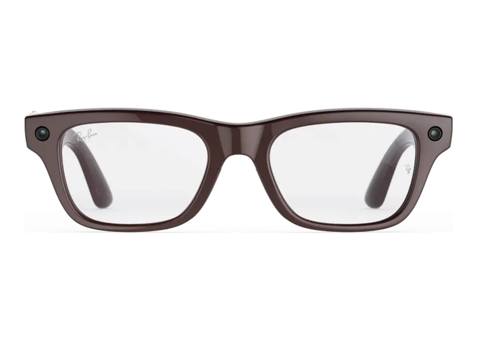 Ray-Ban Meta Blayzer Optics Gen 2 AI Smart Glasses Clear Lens Brick Brown