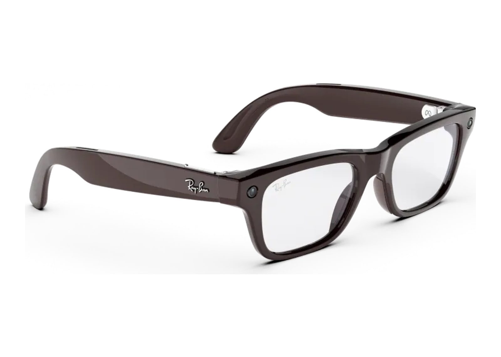 Ray-Ban Meta Blayzer Optics Gen 2 AI Smart Glasses Clear Lens Brick Brown - görsel 3
