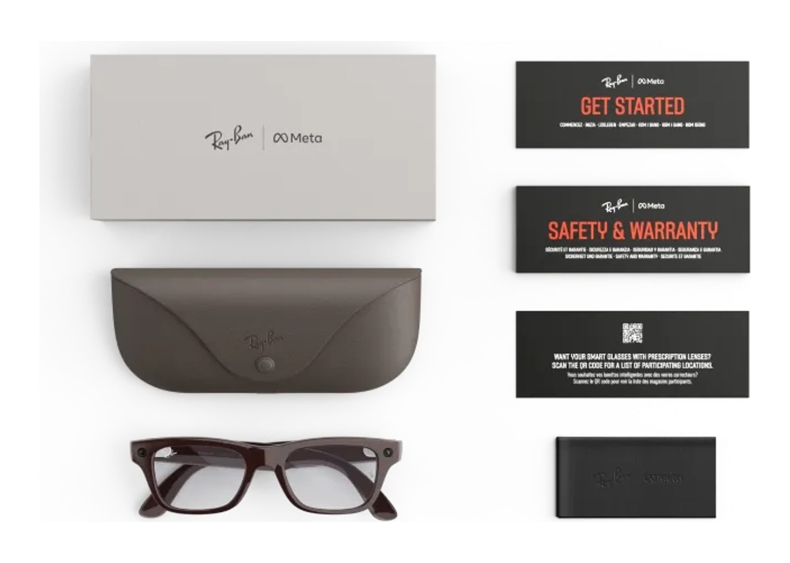 Ray-Ban Meta Blayzer Optics Gen 2 AI Smart Glasses Clear Lens Brick Brown - görsel 5
