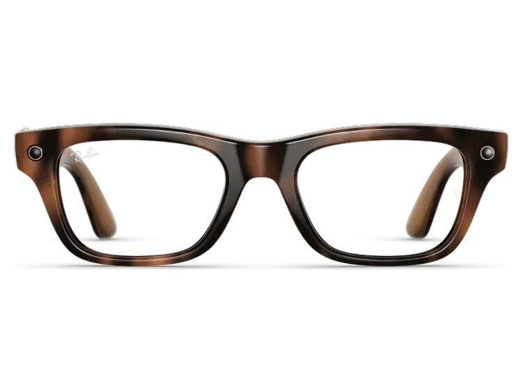 Ray-Ban Meta Blayzer Optics Gen 2 AI Smart Glasses Clear Lens Havana
