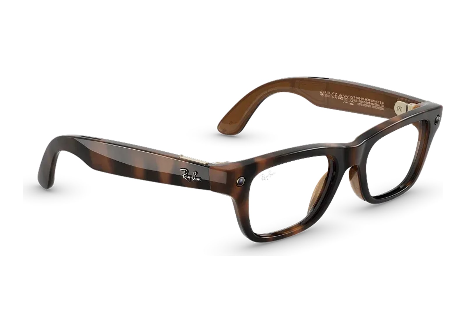 Ray-Ban Meta Blayzer Optics Gen 2 AI Smart Glasses Clear Lens Havana - görsel 3