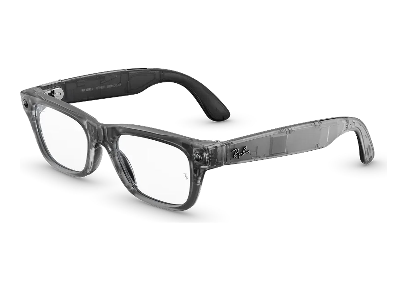 Ray-Ban Meta Blayzer Optics Gen 2 AI Smart Glasses Clear Lens Matte Ice Grey - görsel 3