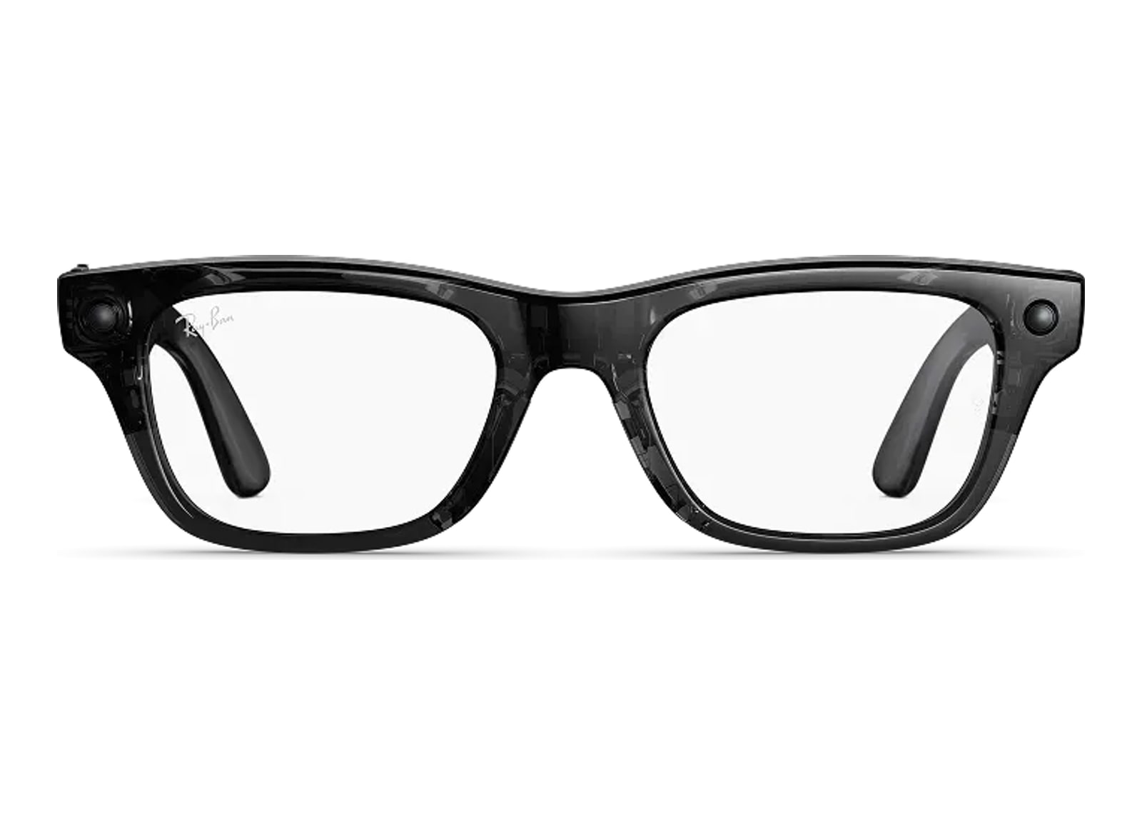 Ray-Ban Meta Blayzer Optics Gen 2 AI Smart Glasses Clear Lens Shiny Black
