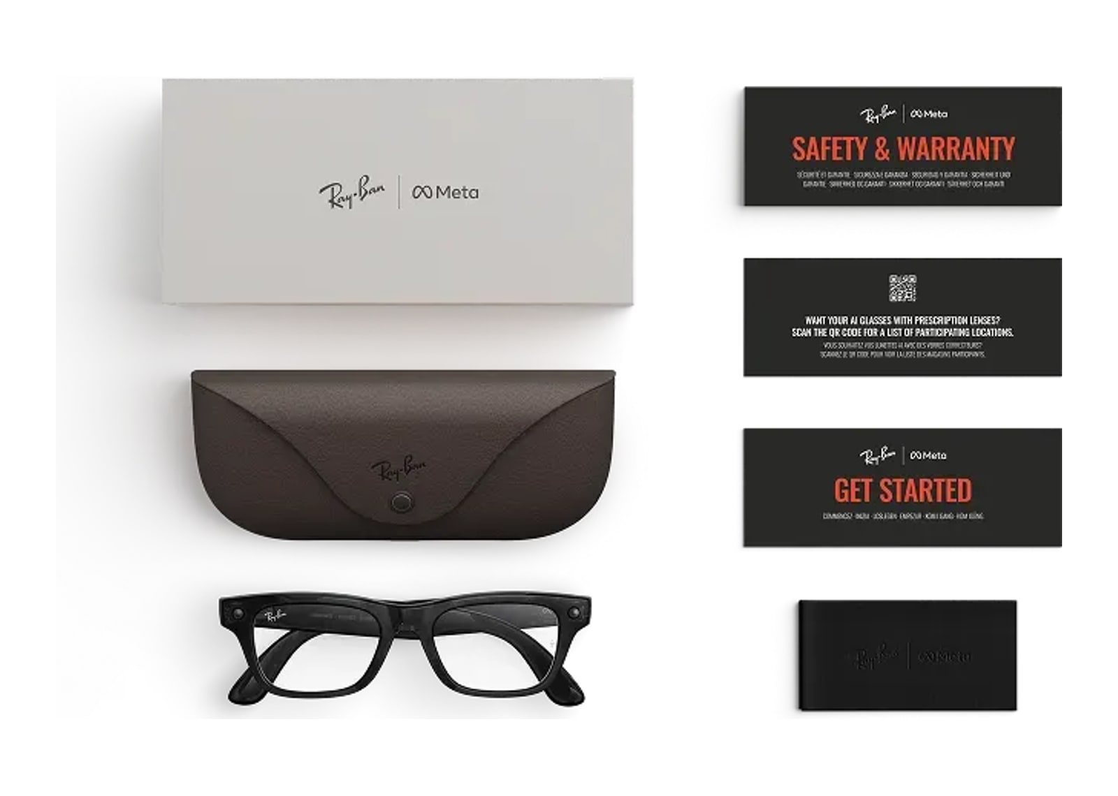 Ray-Ban Meta Blayzer Optics Gen 2 AI Smart Glasses Clear Lens Shiny Black - görsel 5