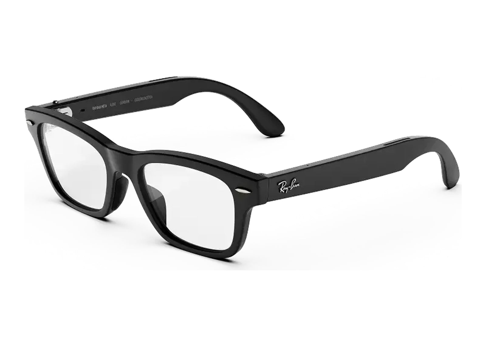 Ray-Ban Meta Burbank Audio AI Smart Glasses Clear Lens Matte Black - görsel 3