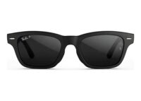 Ray-Ban Meta Burbank Audio AI Smart Glasses Polarized Grey Lens Matte Black