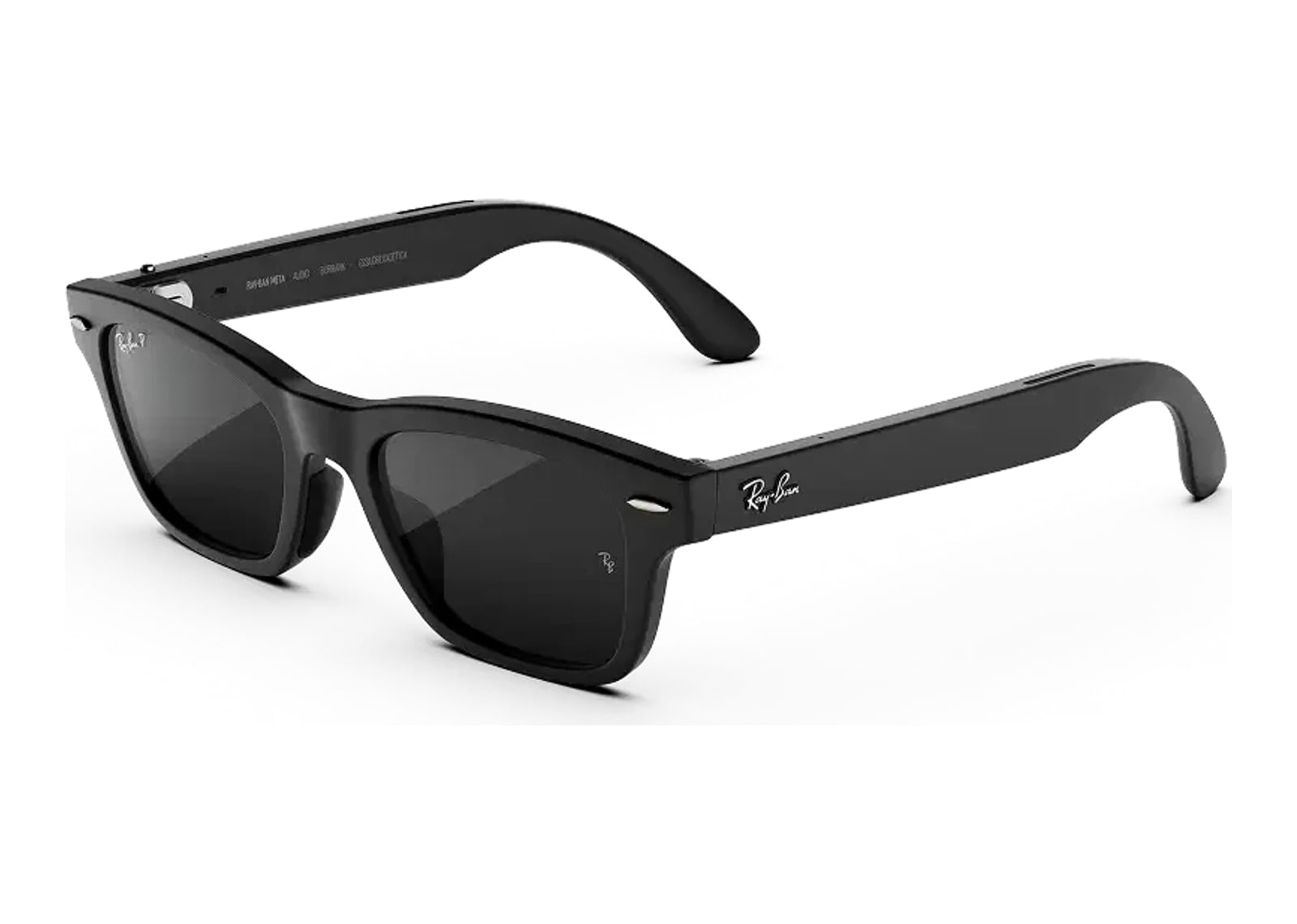 Ray-Ban Meta Burbank Audio AI Smart Glasses Polarized Grey Lens Matte Black - görsel 3