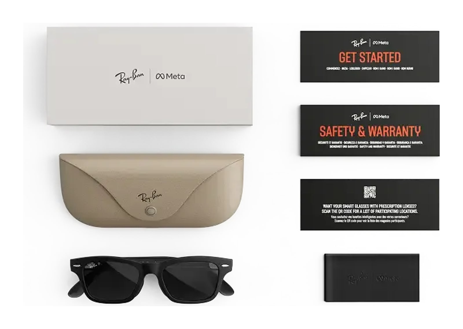 Ray-Ban Meta Burbank Audio AI Smart Glasses Polarized Grey Lens Matte Black - görsel 5