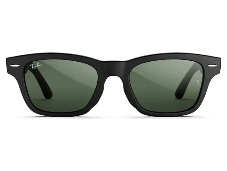 Ray-Ban Meta Burbank Audio AI Smart Glasses Transitions Graphite Green Lens Matte Black