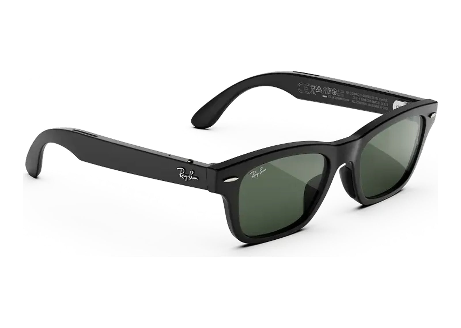 Ray-Ban Meta Burbank Audio AI Smart Glasses Transitions Graphite Green Lens Matte Black - görsel 2