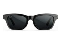 Ray-Ban Meta Burbank Audio AI Smart Glasses Transitions Grey Lens Shiny Black