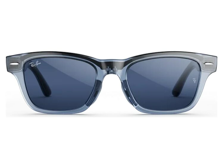 Ray-Ban Meta Burbank Audio AI Smart Glasses Transitions Sapphire Lens Blue