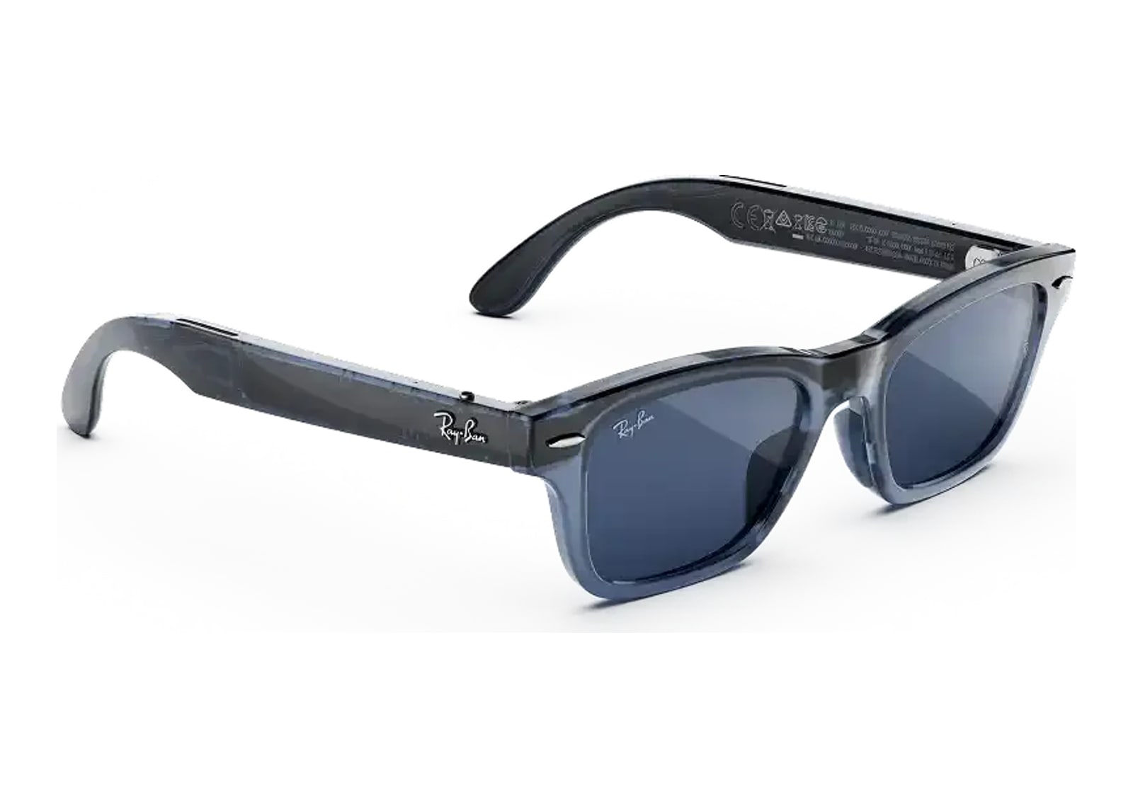 Ray-Ban Meta Burbank Audio AI Smart Glasses Transitions Sapphire Lens Blue - görsel 2