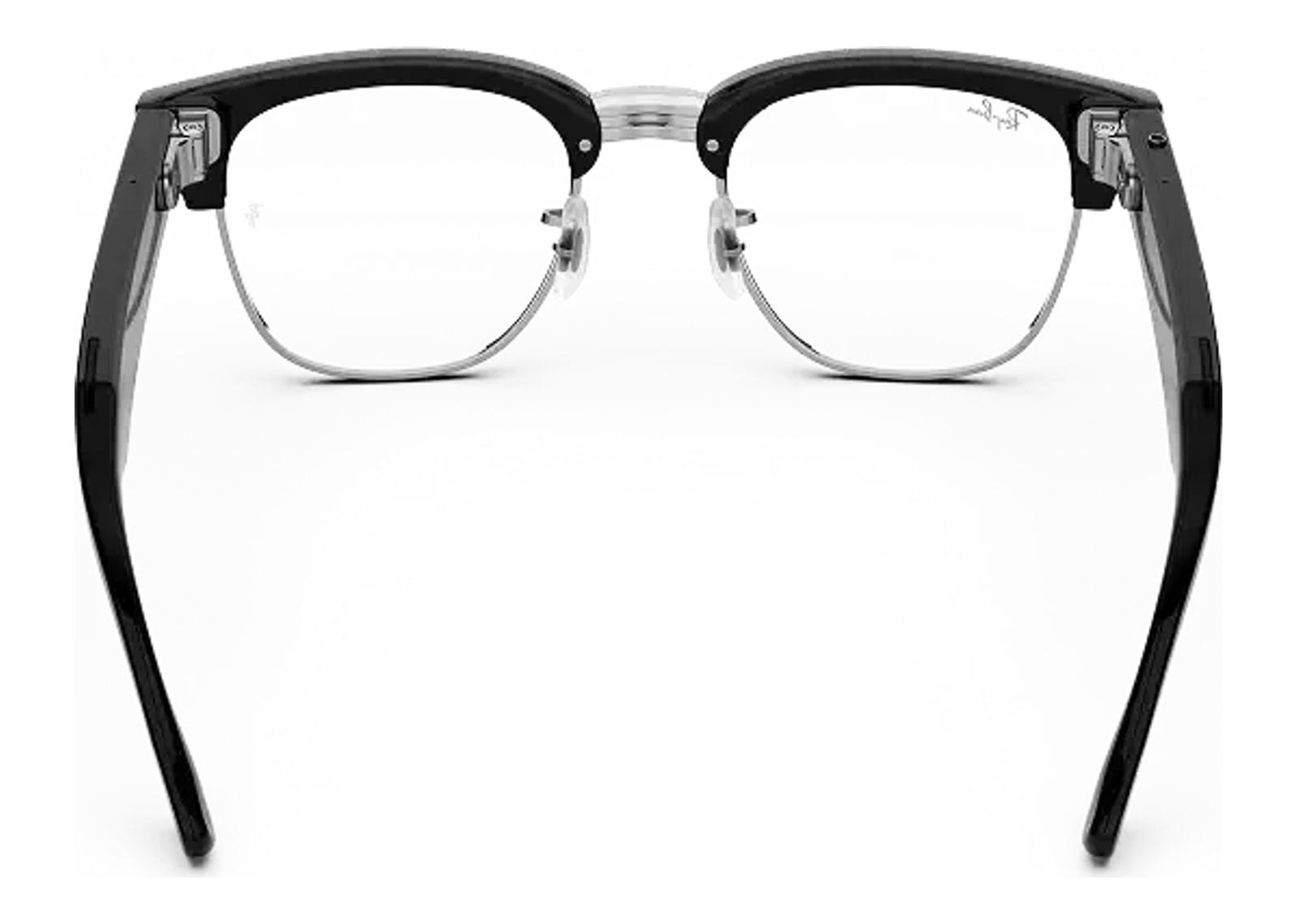 Ray-Ban Meta Clubmaster Audio AI Smart Glasses Clear Lens Shiny Black - görsel 4