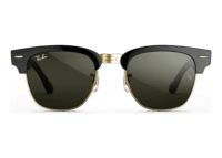 Ray-Ban Meta Clubmaster Audio AI Smart Glasses Green Lens Shiny Black