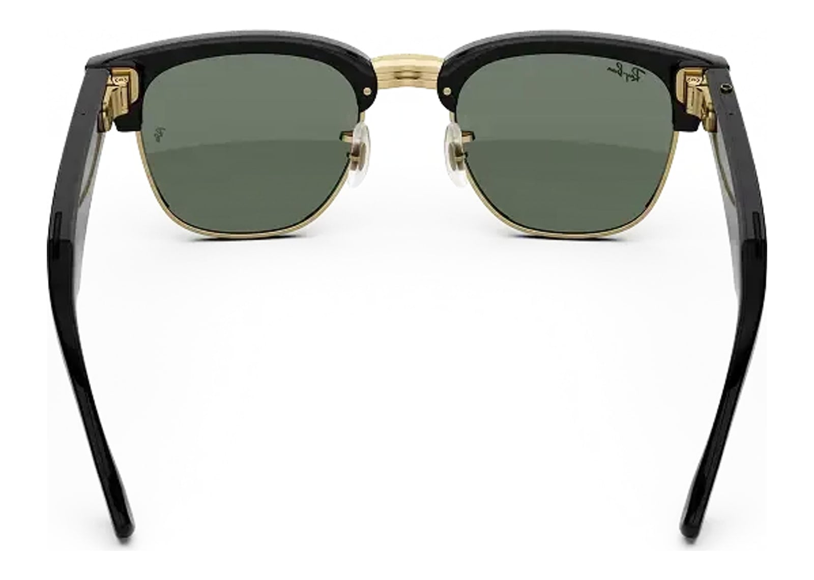 Ray-Ban Meta Clubmaster Audio AI Smart Glasses Transitions Graphite Green Lens Shiny Black - görsel 4