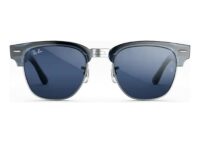 Ray-Ban Meta Clubmaster Audio AI Smart Glasses Transitions Sapphire Lens Blue