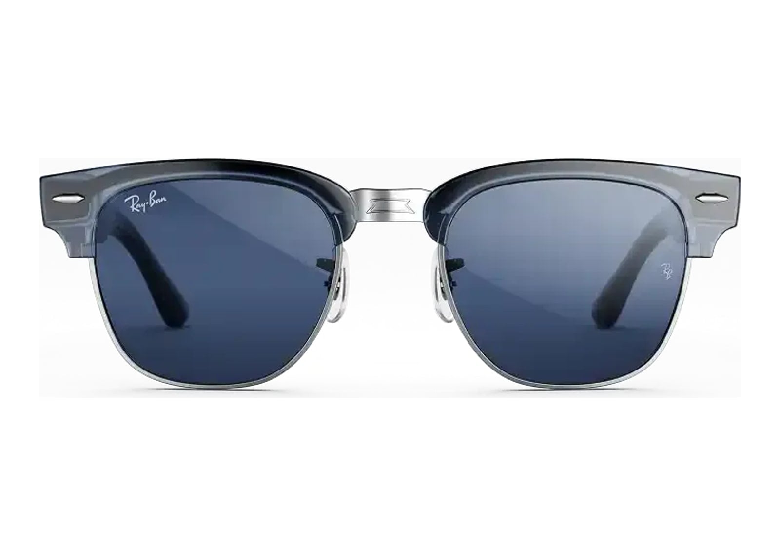 Ray-Ban Meta Clubmaster Audio AI Smart Glasses Transitions Sapphire Lens Blue
